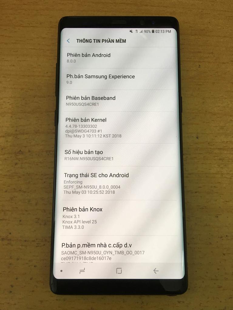 Mở mạng samsung glaxy Note 8 lấy ngay